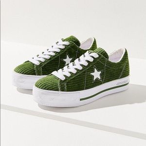 Converse 1 Star X Mademe Corduroy Platform Sneaker